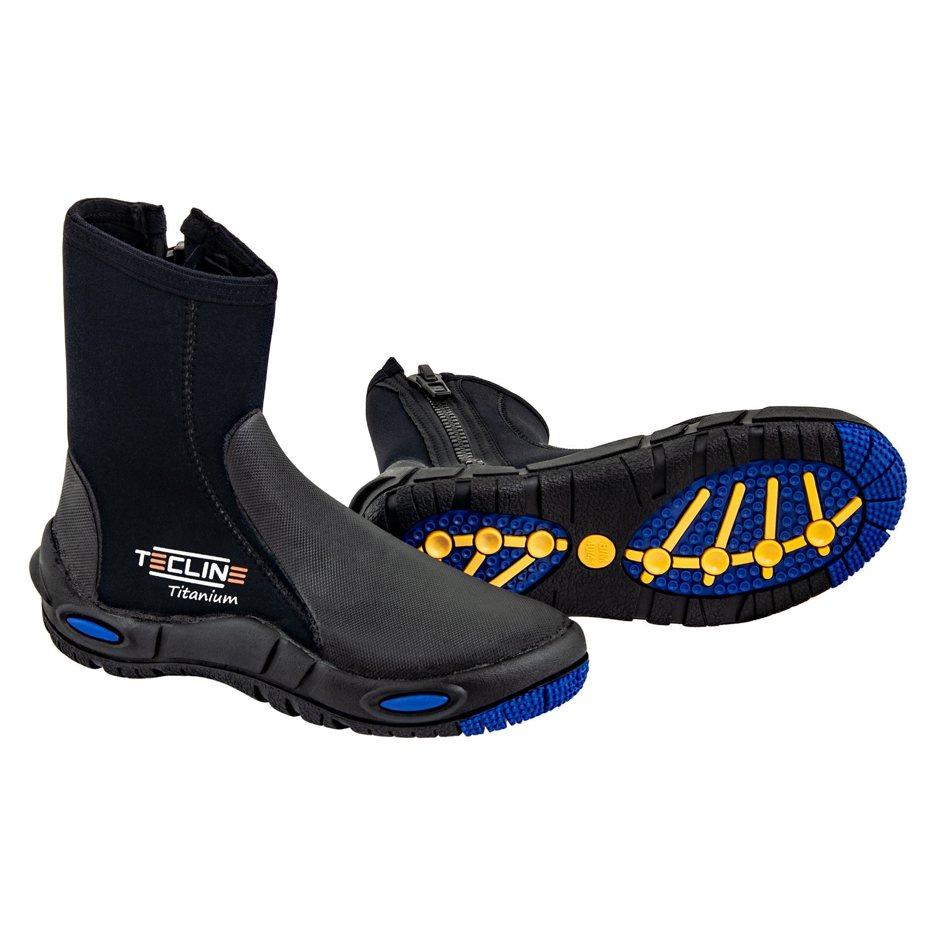 ESCARPINES NEOPRENO TECLINE COMFORT-TITANIUM 7 MM