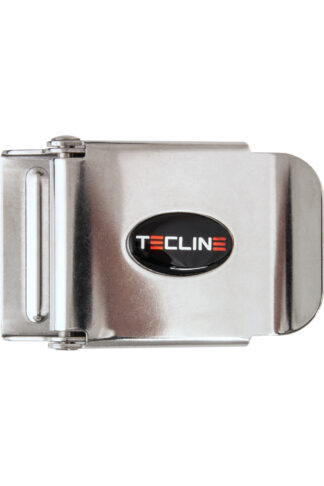 Hebilla Tecline inox 50 mm con logo