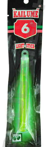 Luz química verde o amarilla